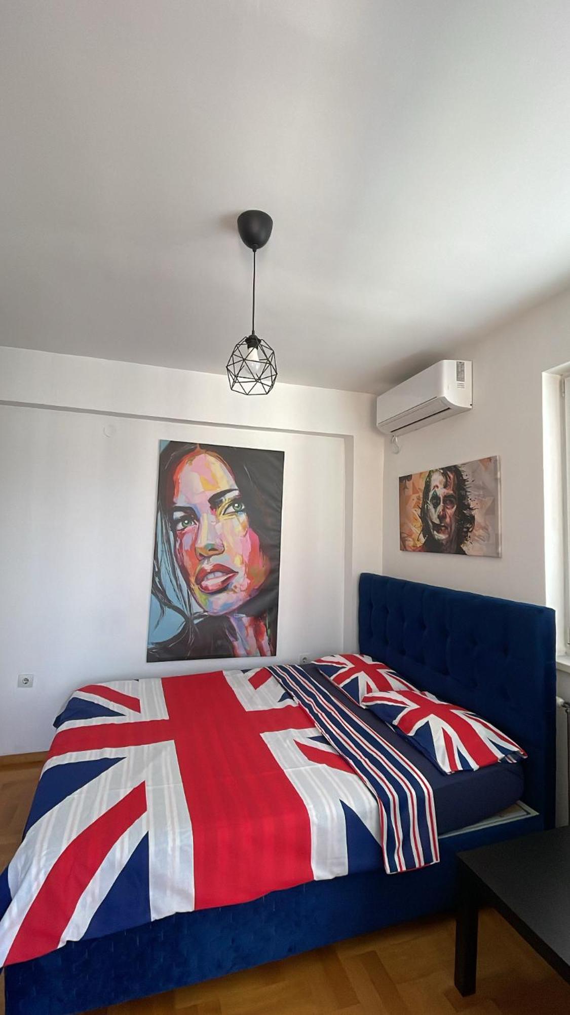 New Modern Rooftop Apartment-Free Private Parking Skopje Exterior foto