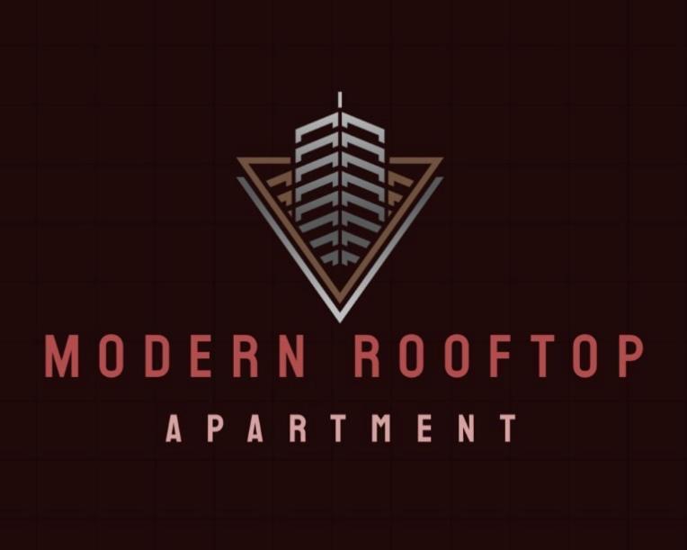 New Modern Rooftop Apartment-Free Private Parking Skopje Exterior foto